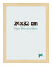 Bilderrahmen 24x32cm Buche Dekor MDF Bologna Vorne Messe | Yourdecoration.at