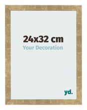 Bilderrahmen 24x32cm Gold Antik MDF Bologna Vorne Messe | Yourdecoration.at