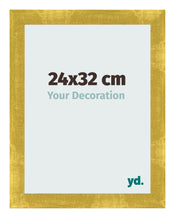 Bilderrahmen 24x32cm Gold Vintage MDF Pisa Vorne Messe | Yourdecoration.at