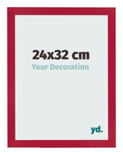 Bilderrahmen 24x32cm Rot MDF Bologna Vorne Messe | Yourdecoration.at