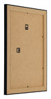 Bilderrahmen 24x32cm Schwarz Silber Poliert MDF Pisa Ruckseite Schrag | Yourdecoration.at