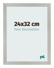 Bilderrahmen 24x32cm Silber Matt MDF Bologna Vorne Messe | Yourdecoration.at