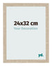 Bilderrahmen 24x32cm Sonoma Eiche MDF Bologna Vorne Messe | Yourdecoration.at