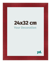 Bilderrahmen 24x32cm Weinrot Gewischt MDF Pisa Vorne Messe | Yourdecoration.at