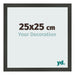 Bilderrahmen 25x25cm Antrazit MDF Bologna Vorne Messe | Yourdecoration.at