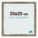 Bilderrahmen 25x25cm Blau Gold Meliert MDF Bologna Vorne Messe | Yourdecoration.at