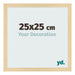 Bilderrahmen 25x25cm Buche Dekor MDF Bologna Vorne Messe | Yourdecoration.at