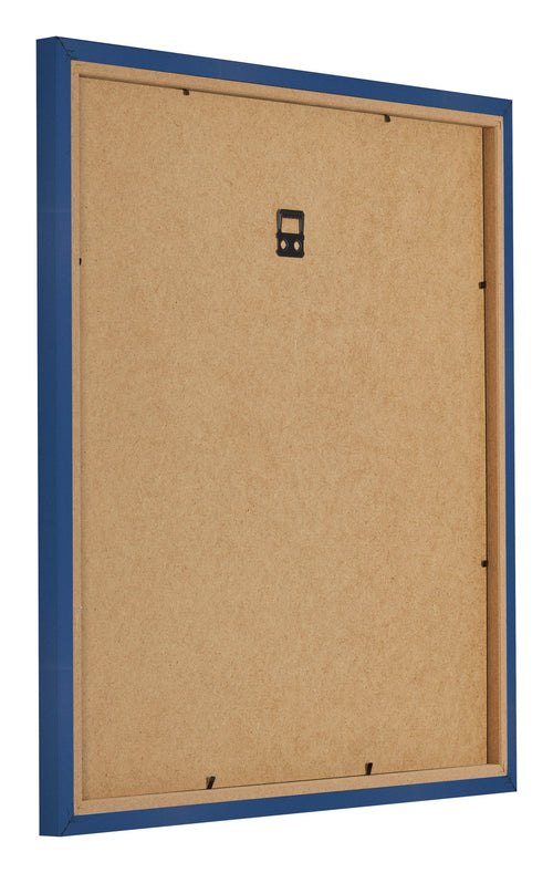 Bilderrahmen 25x25cm Dunkelblau MDF Bologna Ruckseite Schrag | Yourdecoration.at