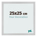 Bilderrahmen 25x25cm Edelstahl MDF Bologna Vorne Messe | Yourdecoration.at
