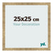 Bilderrahmen 25x25cm Gold Antik MDF Bologna Vorne Messe | Yourdecoration.at