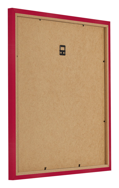 Bilderrahmen 25x25cm Rot MDF Bologna Ruckseite Schrag | Yourdecoration.at
