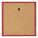 Bilderrahmen 25x25cm Rot MDF Bologna Ruckseite | Yourdecoration.at