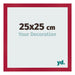 Bilderrahmen 25x25cm Rot MDF Bologna Vorne Messe | Yourdecoration.at