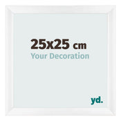 Bilderrahmen 25x25cm Weiß Vintage MDF Pisa Vorne Messe | Yourdecoration.at