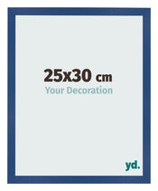 Bilderrahmen 25x30 cm Dunkelblau MDF Bologna Vorne Messe | Yourdecoration.at
