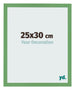 Bilderrahmen 25x30 cm Grun MDF Bologna Vorne Messe | Yourdecoration.at