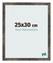 Bilderrahmen 25x30 cm Oxidiertes Metall MDF Bologna Vorne Messe | Yourdecoration.at