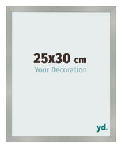 Bilderrahmen 25x30cm Aluminium Gebürstet MDF Bologna Vorne Messe | Yourdecoration.at