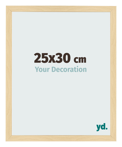 Bilderrahmen 25x30cm Buche Dekor MDF Bologna Vorne Messe | Yourdecoration.at