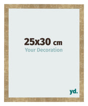 Bilderrahmen 25x30cm Gold Antik MDF Bologna Vorne Messe | Yourdecoration.at