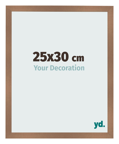 Bilderrahmen 25x30cm Kupfer Dekor MDF Bologna Vorne Messe | Yourdecoration.at