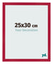 Bilderrahmen 25x30cm Rot MDF Bologna Vorne Messe | Yourdecoration.at