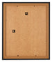 Bilderrahmen 25x30cm Schwarz Gemasert MDF Lazio Ruckseite | Yourdecoration.at