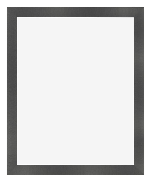 Bilderrahmen 25x30cm Schwarz Silber Poliert MDF Pisa Vorne | Yourdecoration.at