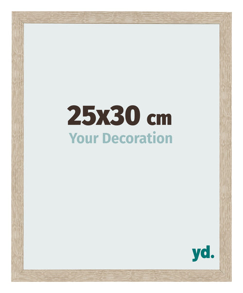 Bilderrahmen 25x30cm Sonoma Eiche MDF Bologna Vorne Messe | Yourdecoration.at