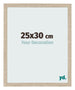 Bilderrahmen 25x30cm Sonoma Eiche MDF Bologna Vorne Messe | Yourdecoration.at