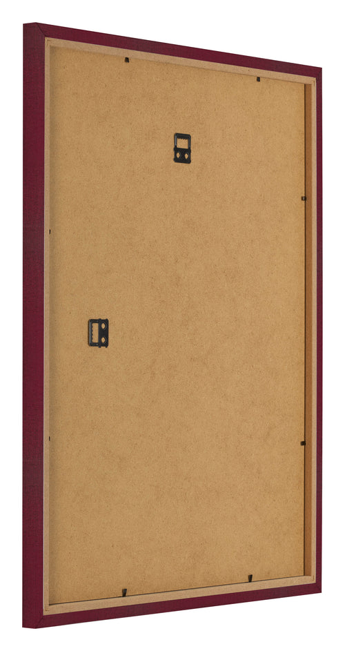 Bilderrahmen 25x30cm Weinrot Gewischt MDF Bologna Ruckseite Schrag | Yourdecoration.at