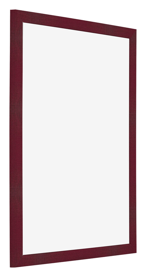 Bilderrahmen 25x30cm Weinrot Gewischt MDF Bologna Vorne Schrag | Yourdecoration.at