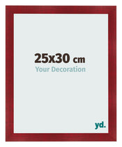 Bilderrahmen 25x30cm Weinrot Gewischt MDF Pisa Vorne Messe | Yourdecoration.at