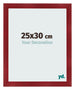 Bilderrahmen 25x30cm Weinrot Gewischt MDF Pisa Vorne Messe | Yourdecoration.at
