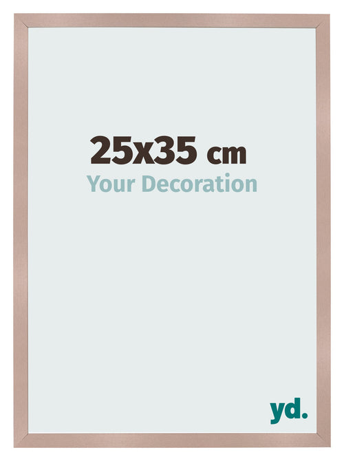 Bilderrahmen 25x35 cm Altrosa MDF Bologna Vorne Messe | Yourdecoration.at