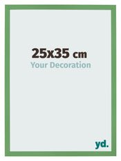 Bilderrahmen 25x35 cm Grun MDF Bologna Vorne Messe | Yourdecoration.at