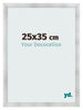 Bilderrahmen 25x35cm Aluminium Gebürstet MDF Pisa Vorne Messe | Yourdecoration.at