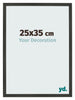 Bilderrahmen 25x35cm Antrazit MDF Bologna Vorne Messe | Yourdecoration.at