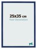 Bilderrahmen 25x35cm Dunkelblau Gewischt MDF Bologna Vorne Messe | Yourdecoration.at
