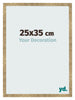Bilderrahmen 25x35cm Gold Antik MDF Bologna Vorne Messe | Yourdecoration.at