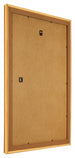 Bilderrahmen 25x35cm Gold Matt MDF Lazio Ruckseite Schrag | Yourdecoration.at