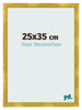 Bilderrahmen 25x35cm Gold Vintage MDF Pisa Vorne Messe | Yourdecoration.at