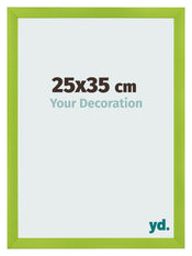 Bilderrahmen 25x35cm Grün MDF Pisa Vorne Messe | Yourdecoration.at