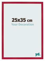 Bilderrahmen 25x35cm Rot MDF Bologna Vorne Messe | Yourdecoration.at