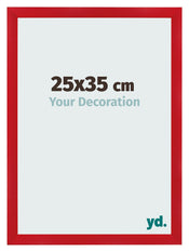 Bilderrahmen 25x35cm Rot MDF Pisa Vorne Messe | Yourdecoration.at