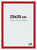 Bilderrahmen 25x35cm Rot MDF Pisa Vorne Messe | Yourdecoration.at