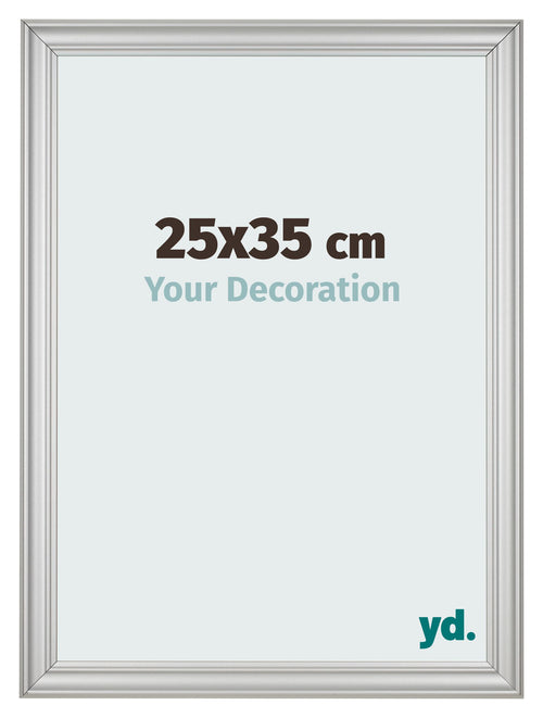 Bilderrahmen 25x35cm Silber Matt MDF Lazio Vorne Messe | Yourdecoration.at