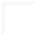Bilderrahmen 25x35cm Weiss Matt MDF Bologna Detail Ecke | Yourdecoration.at