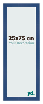 Bilderrahmen 25x75 cm Dunkelblau MDF Bologna Vorne Messe | Yourdecoration.at