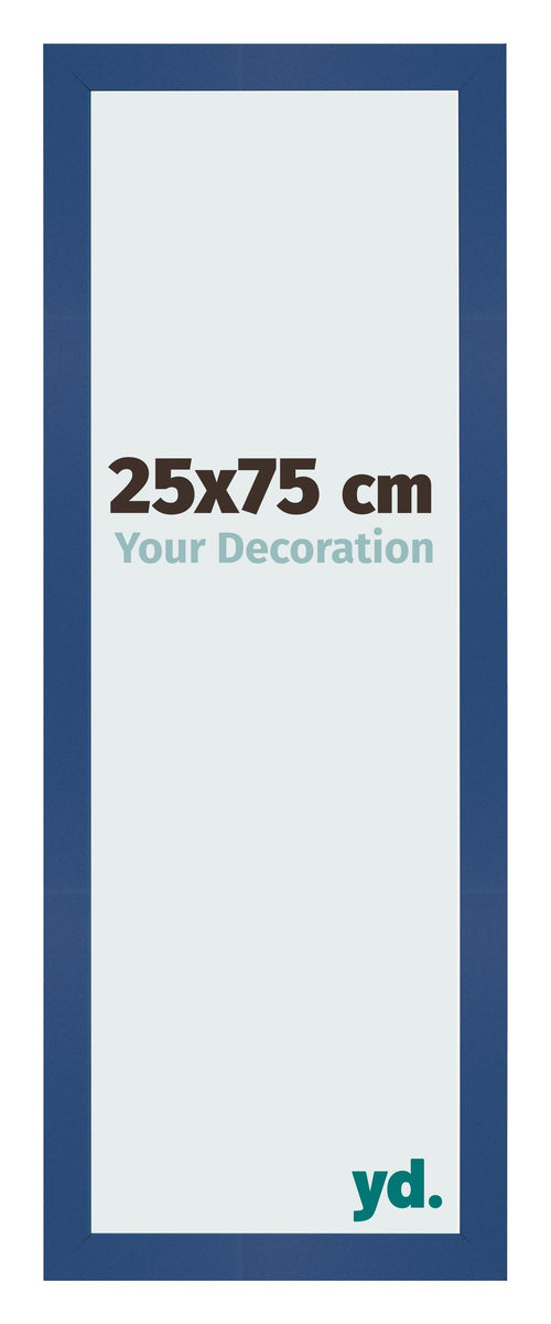 Bilderrahmen 25x75 cm Dunkelblau MDF Bologna Vorne Messe | Yourdecoration.at